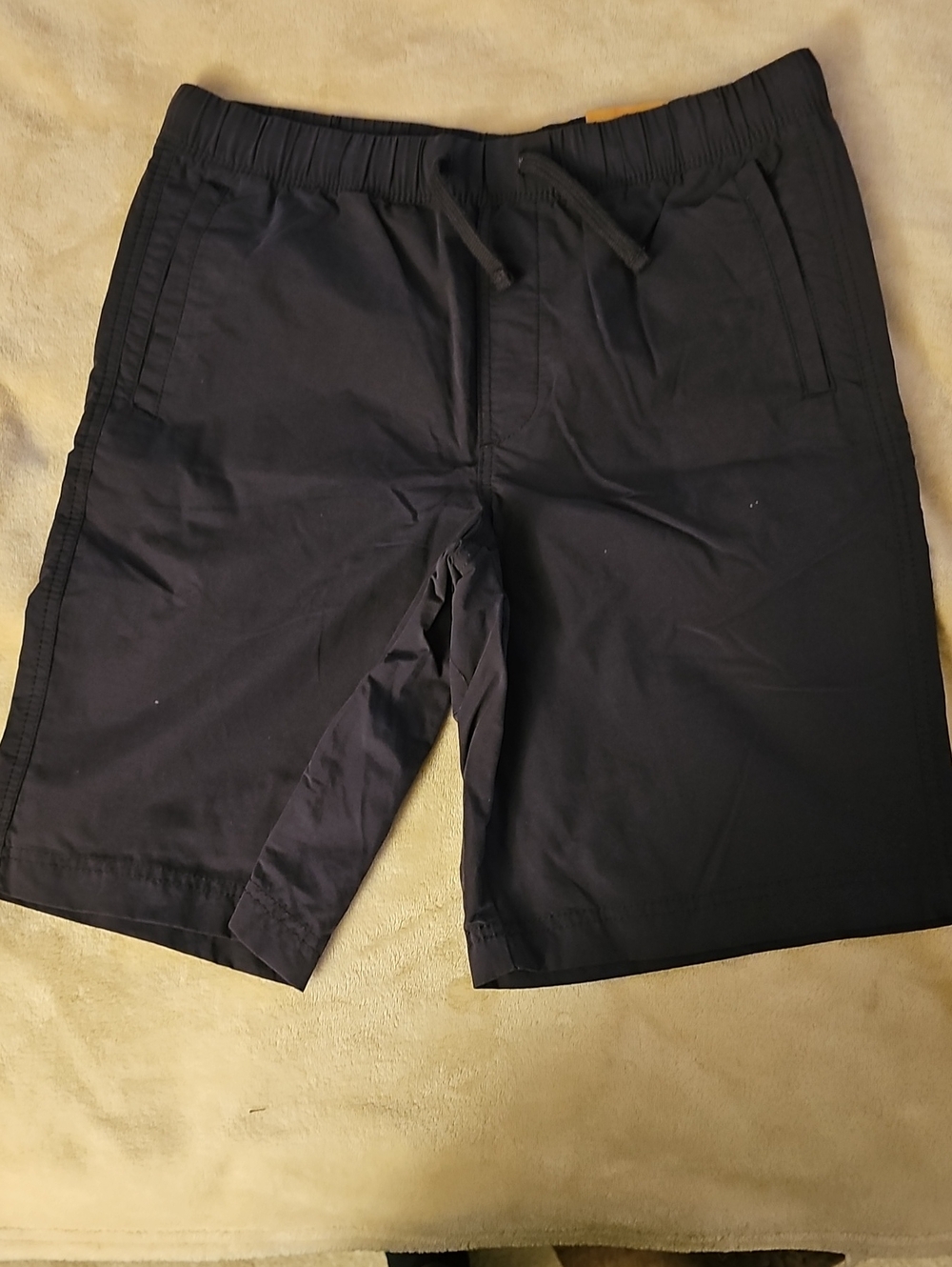 Boy's Navy Casual Drawstring Shorts